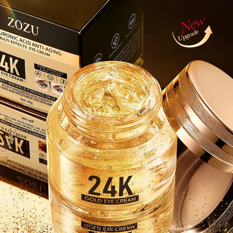 24K - crème pour les yeux à l'acide hyaluronique ,anti - cernes 30ml - Rosalinaboutique