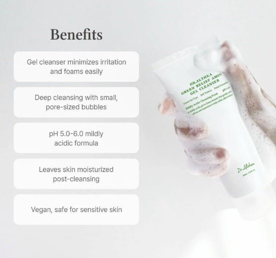 Dr. Althea - gel nettoyant Dr.Althea green relief amino 100 ml - Rosalinaboutique