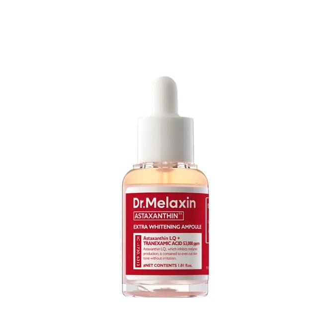 Dr. Melaxin - ampoule éclaircissante à l'astaxanthine 30ml - Rosalinaboutique