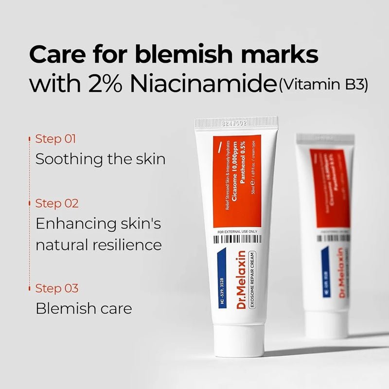 Dr. Melaxin - crème réparatrice exosome 50ml - Rosalinaboutique
