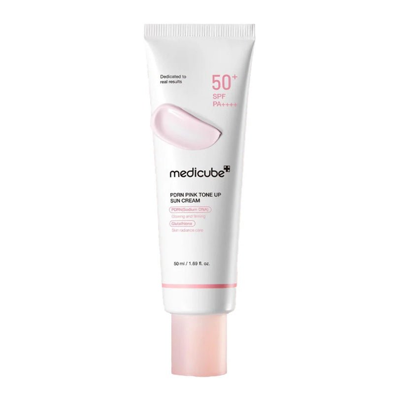 Medicube - crème solaire PDRN pink tone up SPF50 - Rosalinaboutique
