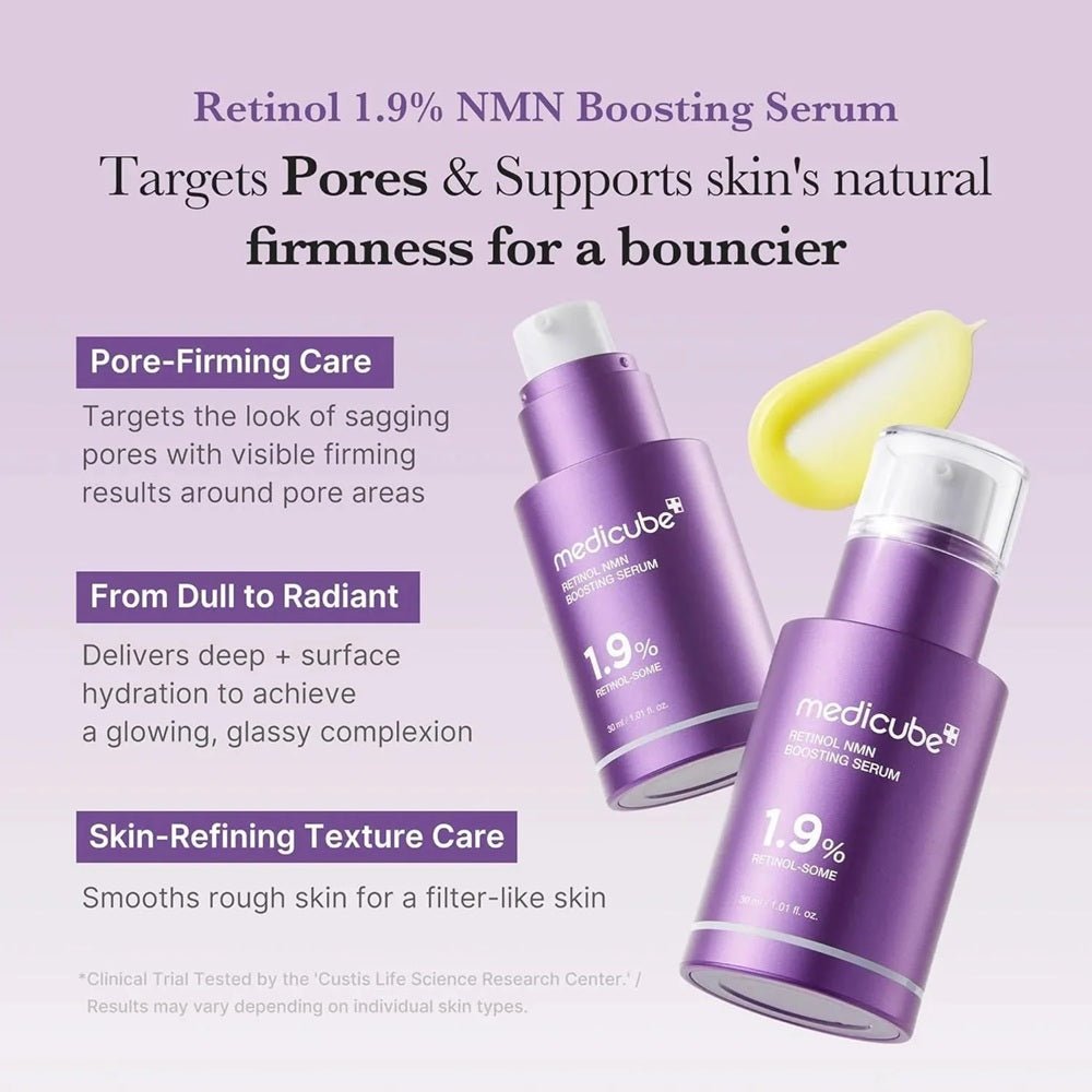 Medicube - sérum booster rétinol nmn 1.9% 30ml - Rosalinaboutique