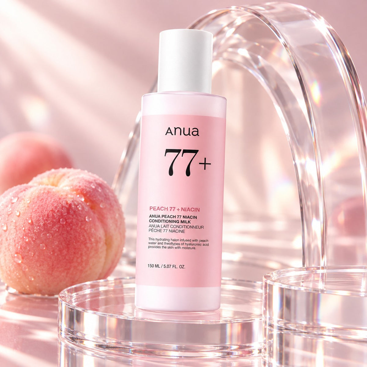 Anua - lait conditionnant à la niacine Peach 77, 150ml
