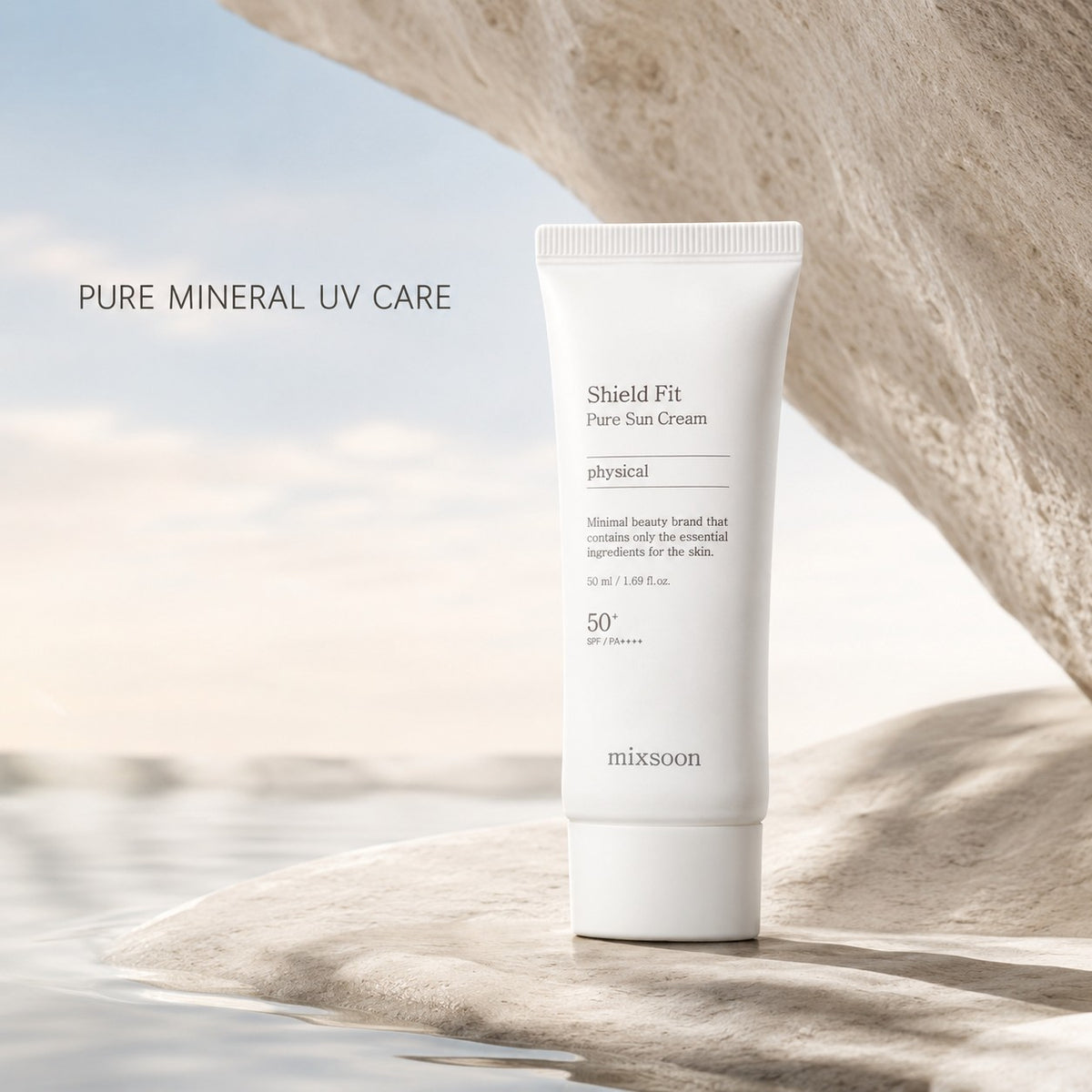Mixsoon - crème solaire minérale Shield Fit Pure 50ml