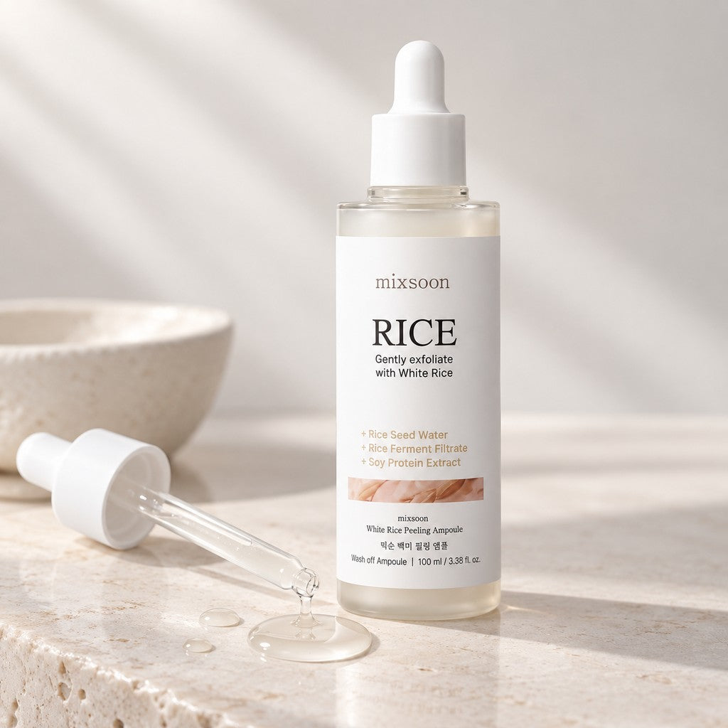 Mixsoon - ampoule exfoliante au riz blanc 100ml