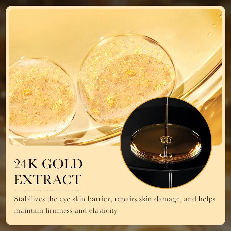 24K - crème pour les yeux à l'acide hyaluronique ,anti - cernes 30ml - Rosalinaboutique
