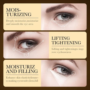 24K - crème pour les yeux à l'acide hyaluronique ,anti - cernes 30ml - Rosalinaboutique