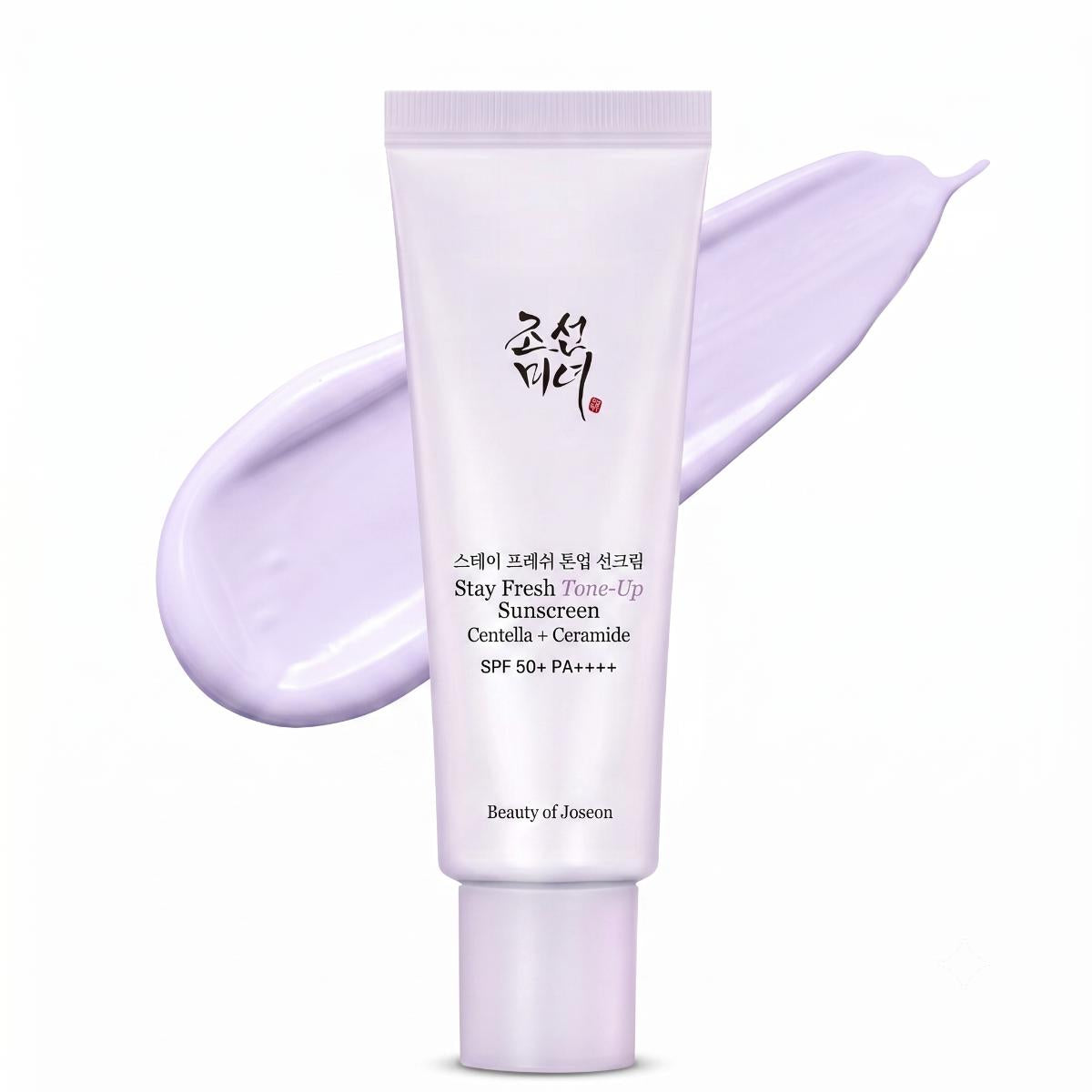 Beauty of Joseon - crème solaire Stay Fresh Tone Up centella + céramide violette, 50ml