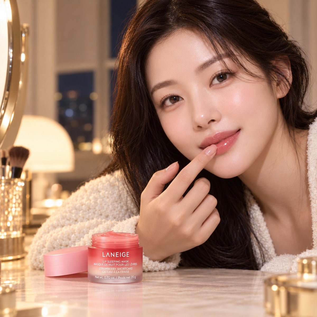 LA NEIGE - masque de nuit pour les lèvres EX Strawberry Shortcake 20 g