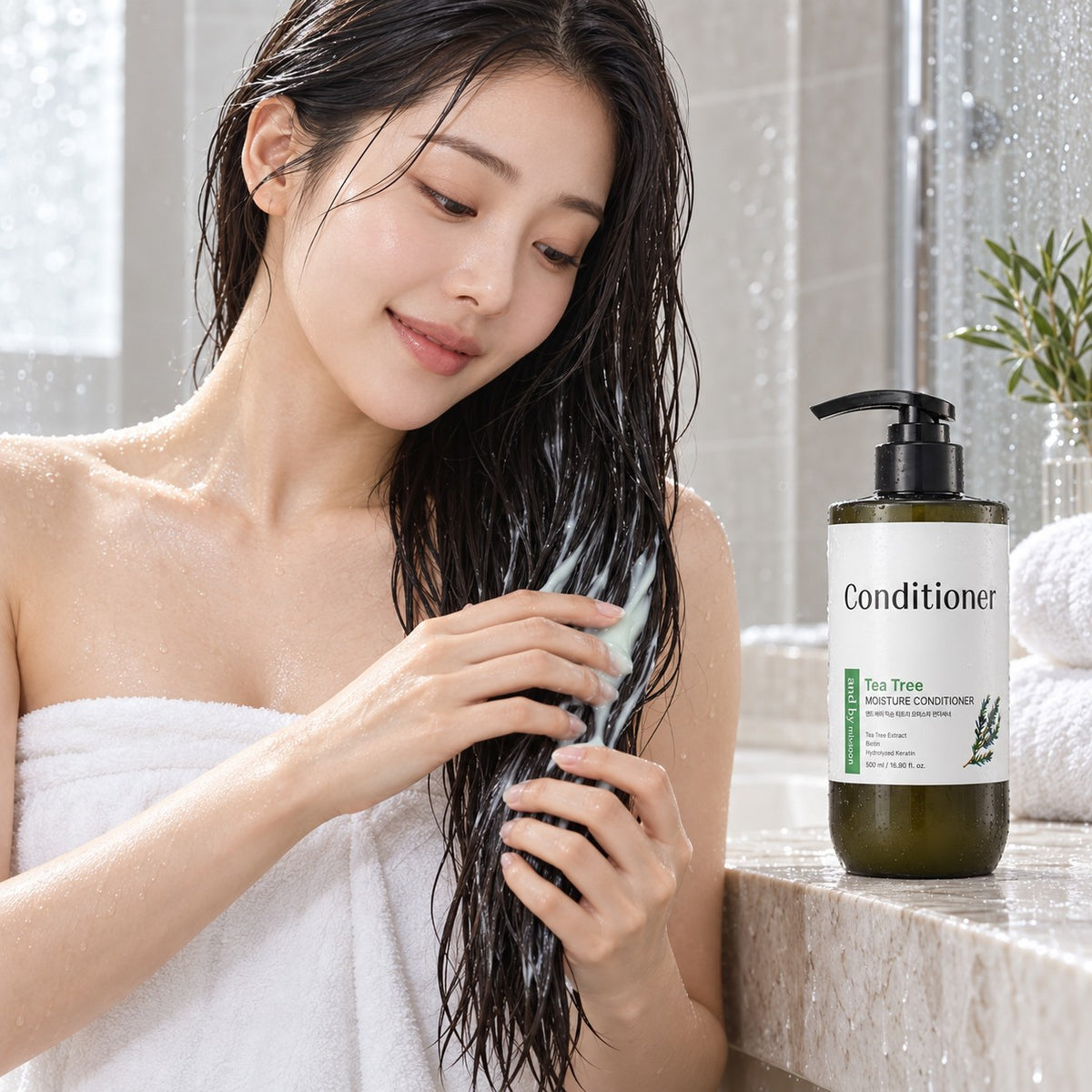 Mixsoon - après-shampoing hydratant au tea tree 500ml