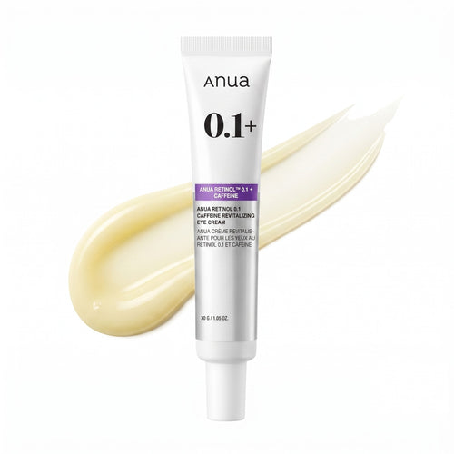 Anua - crème contour des yeux revitalisante rétinol 0,1 et caféine, 30g
