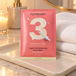 Numbuzin - No.3 Masque en tissu adoucissant pores Tingle-Pore, 5 feuilles