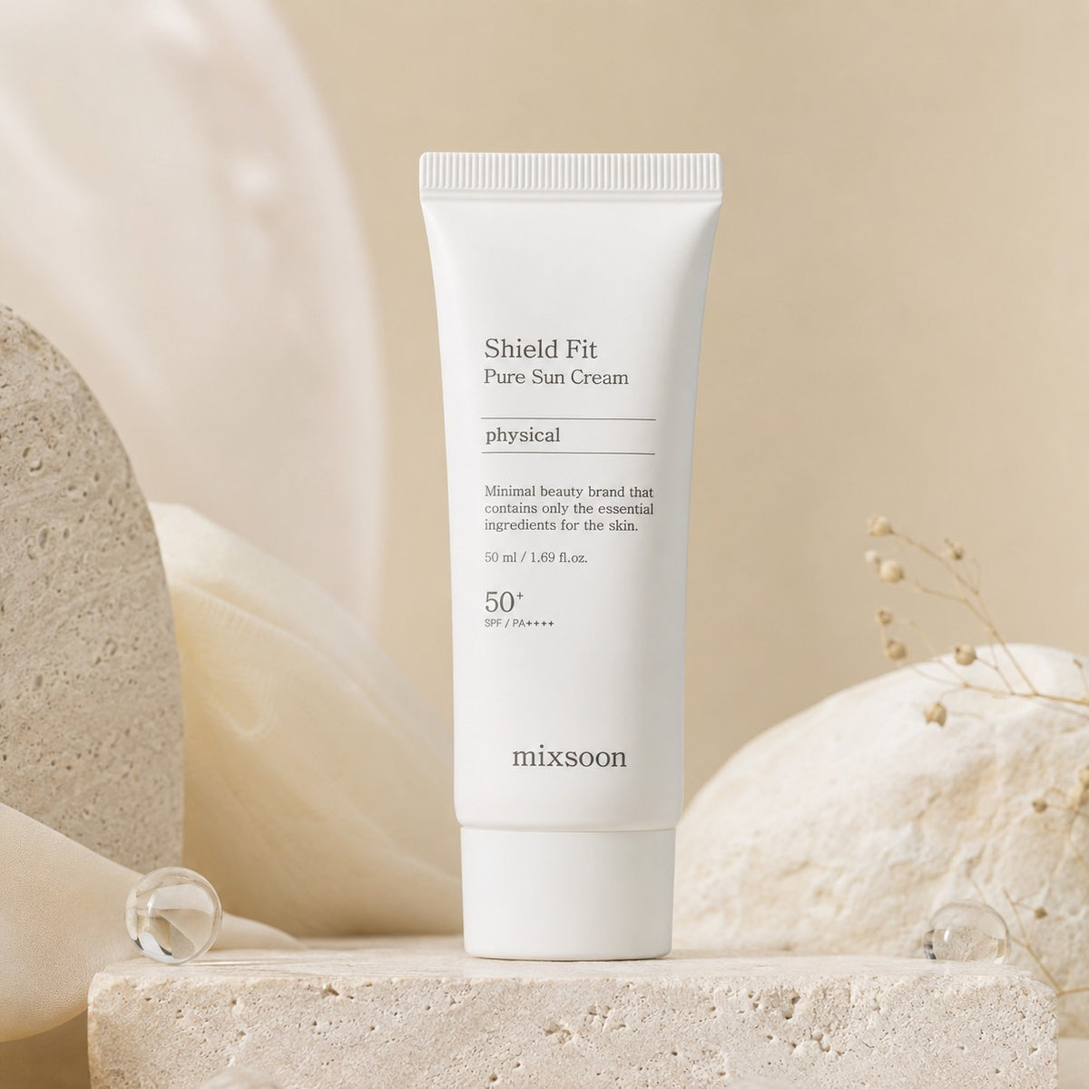 Mixsoon - crème solaire minérale Shield Fit Pure 50ml
