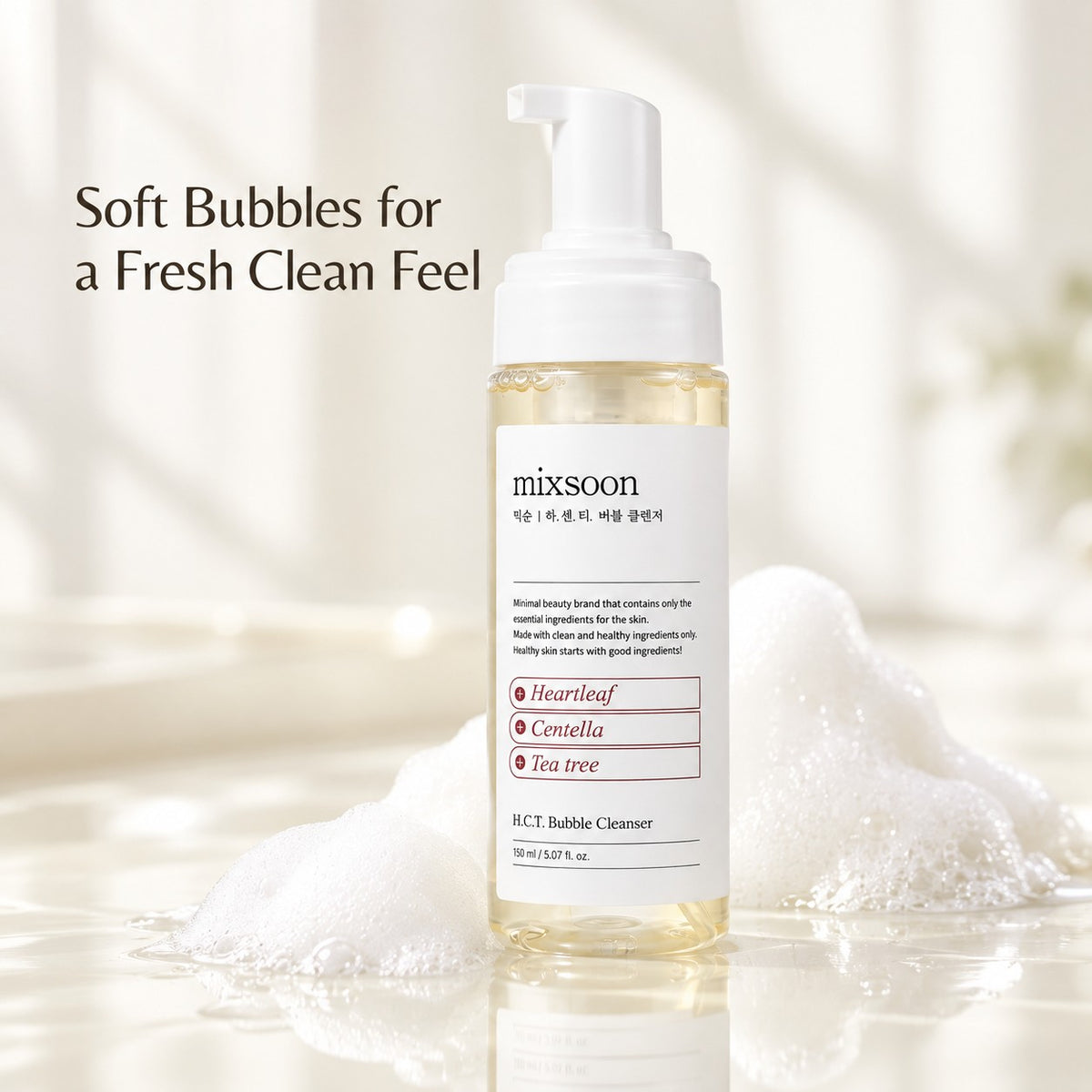 Mixsoon - nettoyant moussant H.C.T. 150ml