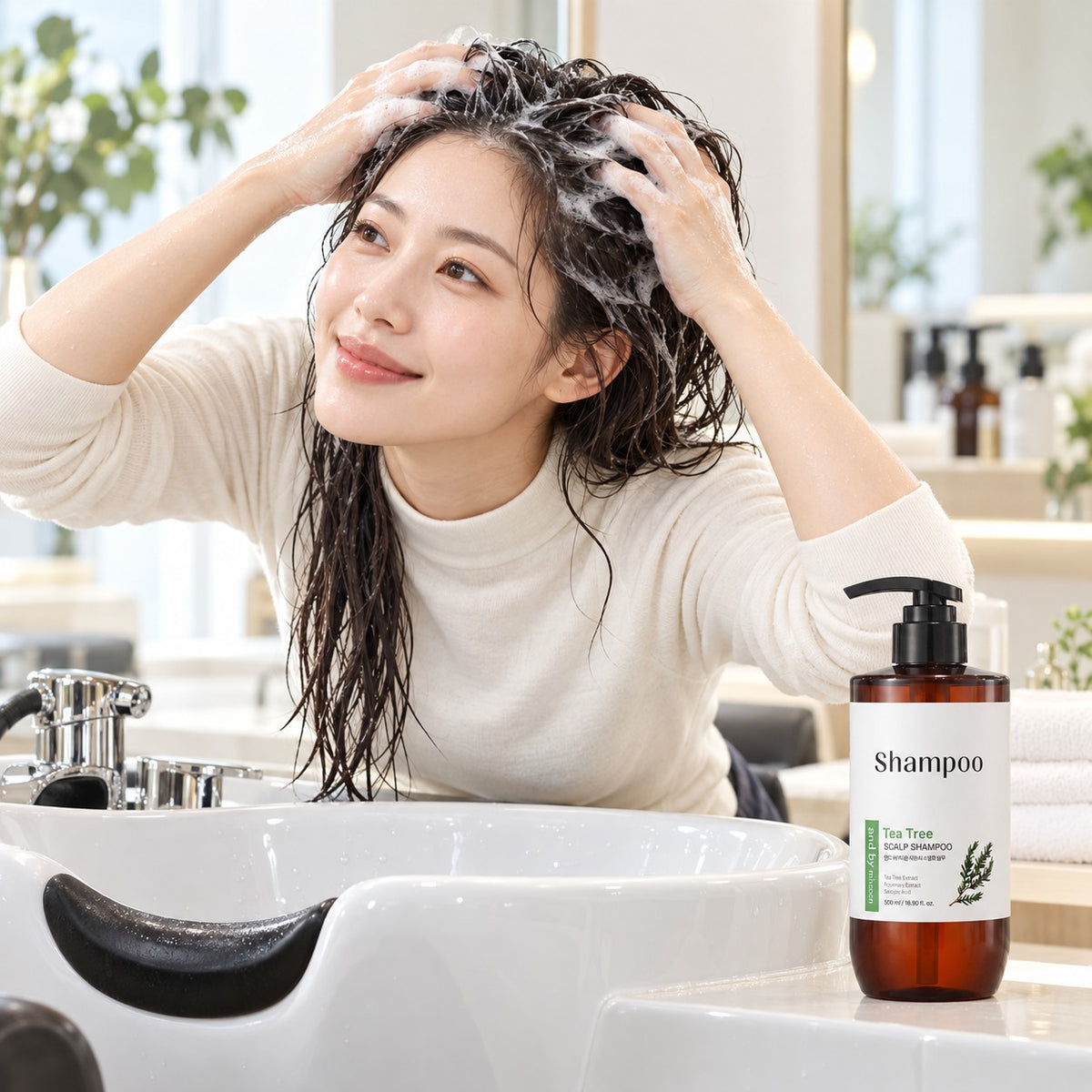 Mixsoon - shampoing cuir chevelu au tea tree 500ml