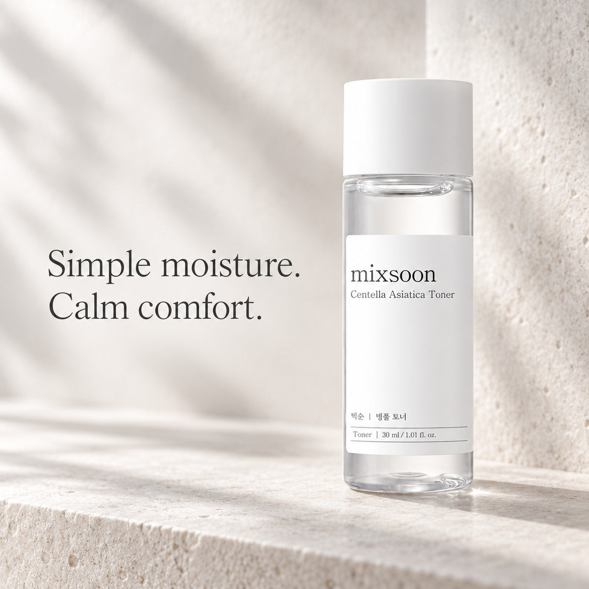 Mixsoon - lotion tonique à la centella asiatica format voyage 30ml