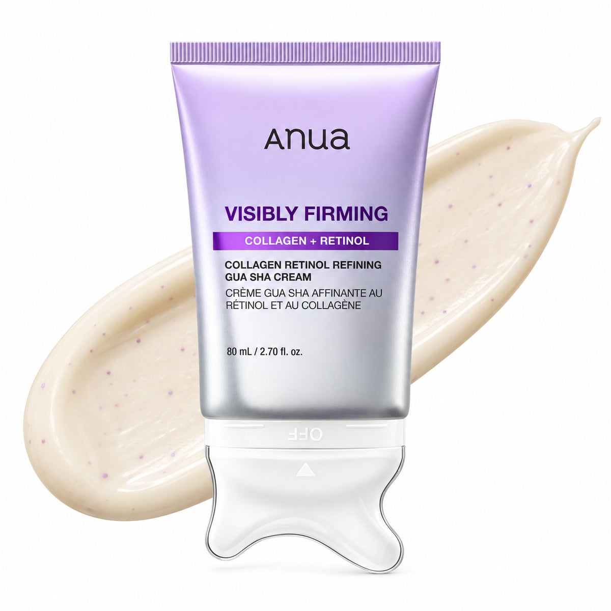 Anua - crème Gua Sha affinante collagène et rétinol, 80ml