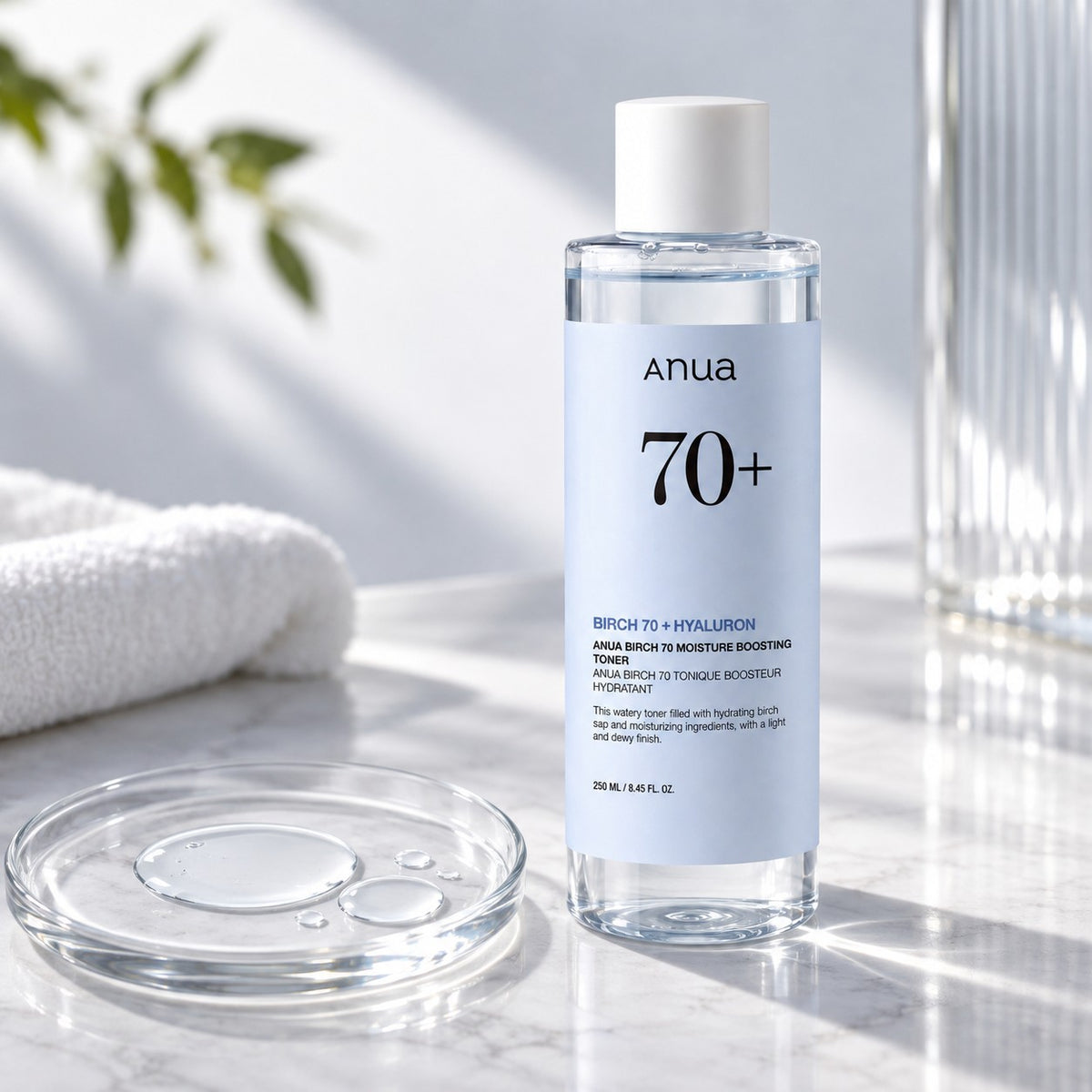 Anua - lotion tonique hydratante Birch 70, 250ml