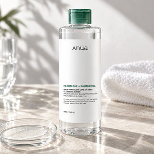 Anua - eau nettoyante profonde à pH bas Heartleaf, 500g