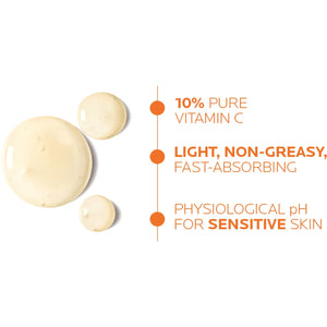 La Roche-Posay - C10 sérum visage à 10 % de vitamine C pure