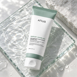 Anua - mousse nettoyante hydratante à l'acide succinique Heartleaf, 150ml