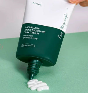 Anua - heartleaf crème solaire hydratante - Rosalinaboutique