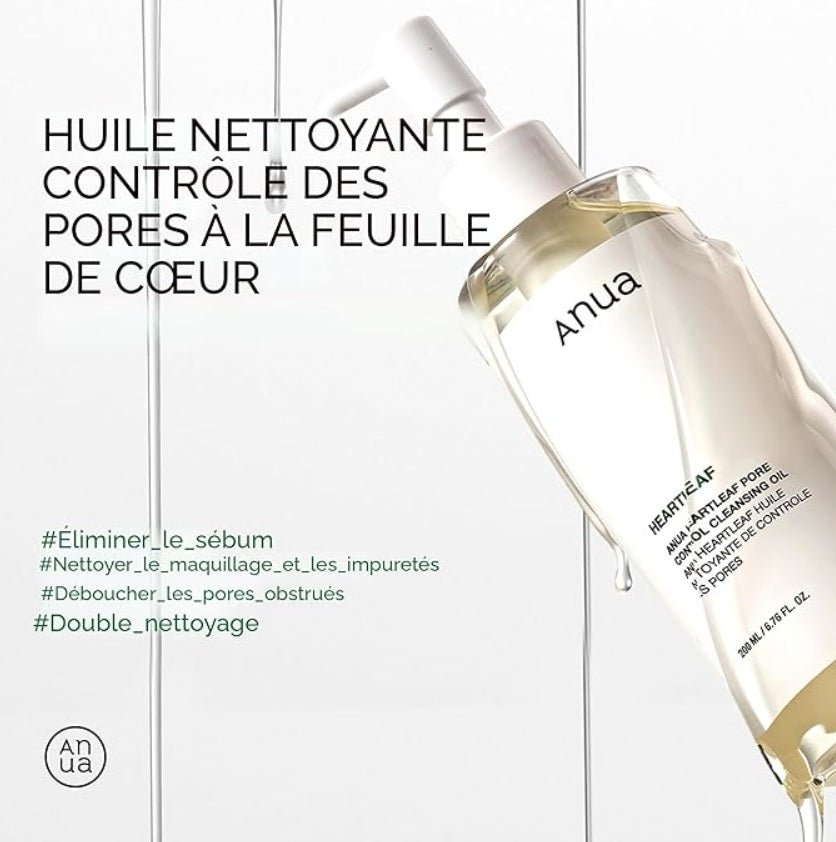 Anua - heartleaf huile nettoyante pour les pores 200ml - Rosalinaboutique