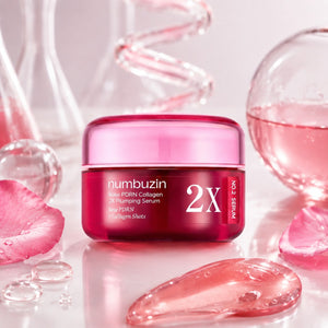 Numbuzin - No.2 Sérum repulpant au collagène PDRN Rose 2X 30ml