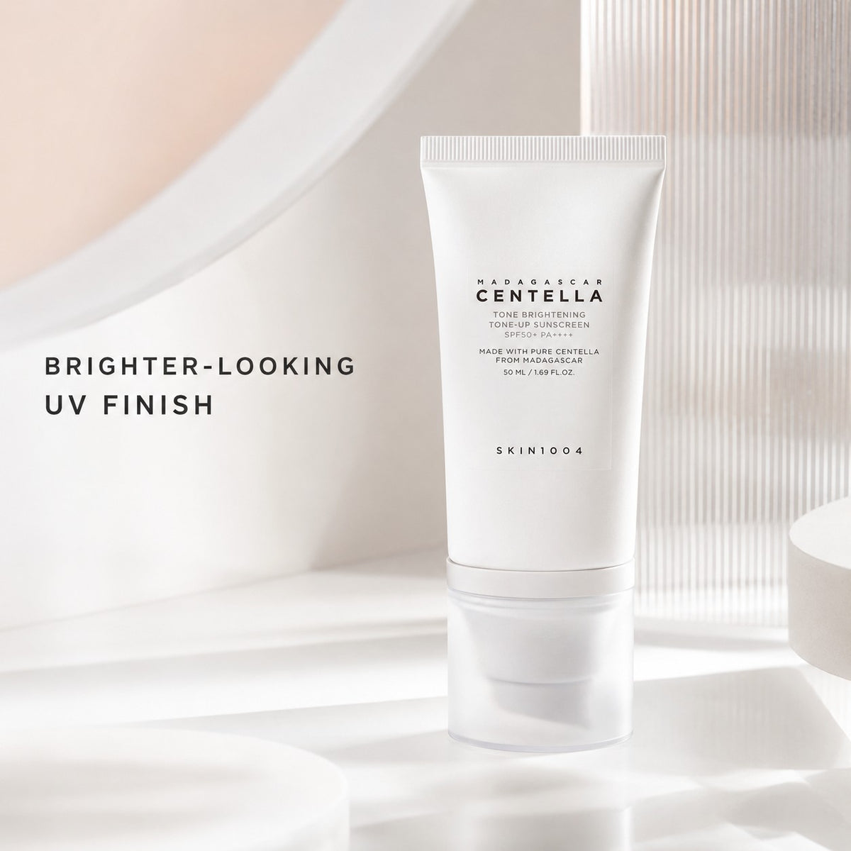 SKIN1004 - crème solaire éclat Tone-Up FPS 50+ PA++++, 50ml