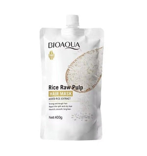 Bioaqua - masque capillaire magique 5 secondes à la pulpe de riz crue - Rosalinaboutique