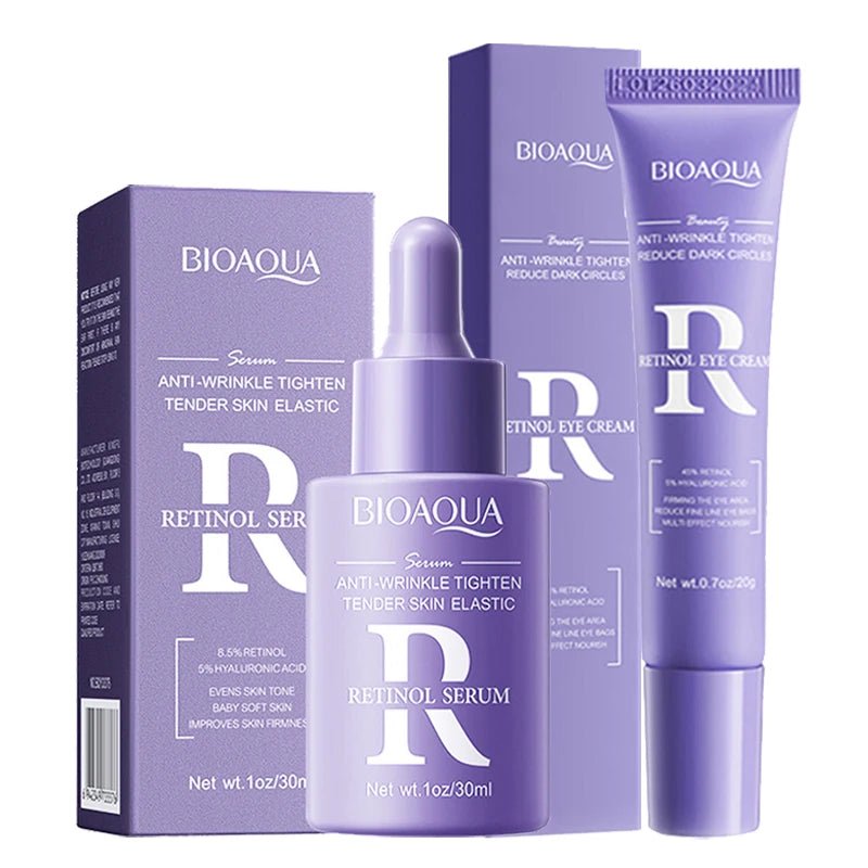 Bioaqua - rétinol et sérum kit de soins de la peau - Rosalinaboutique