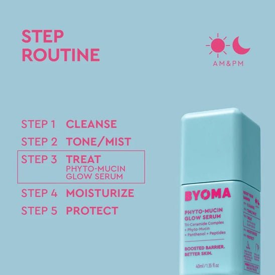 Byoma - Sérum éclat phyto - mucine - Rosalinaboutique