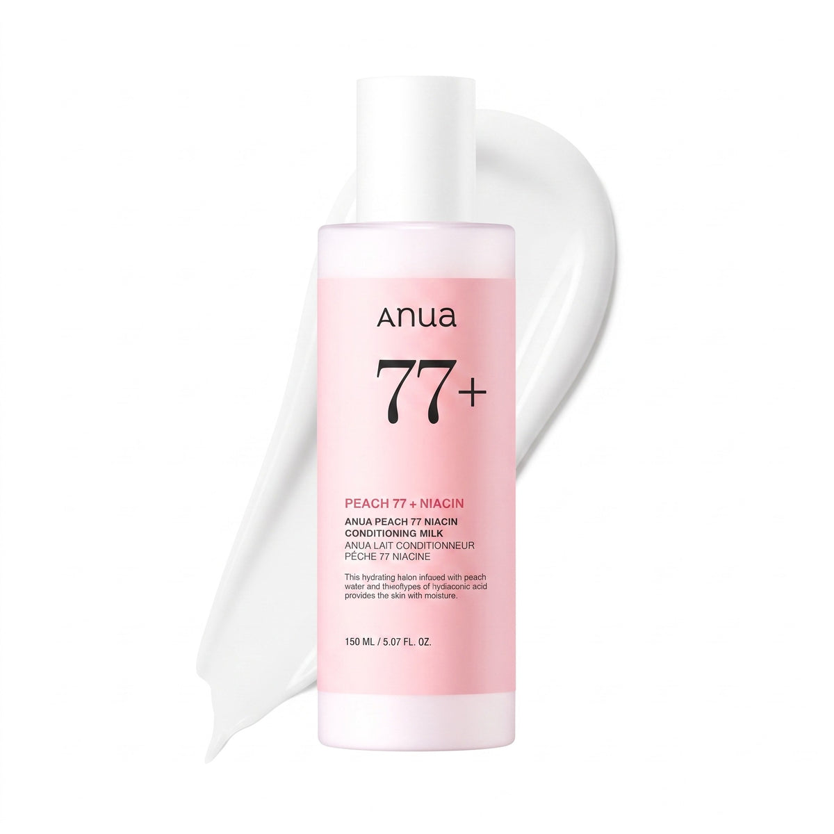 Anua - lait conditionnant à la niacine Peach 77, 150ml