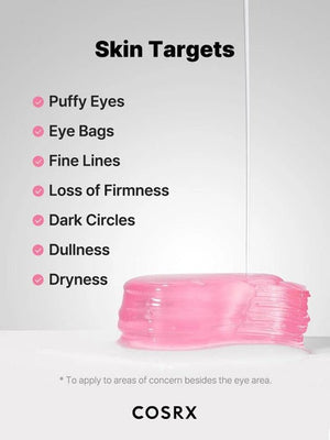 COSRX - patchs oculaires hydrogel au collagène peptidique (60 pièces) - Rosalinaboutique