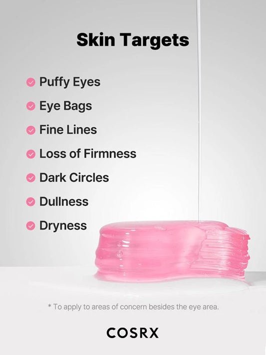 COSRX - patchs oculaires hydrogel au collagène peptidique (60 pièces) - Rosalinaboutique