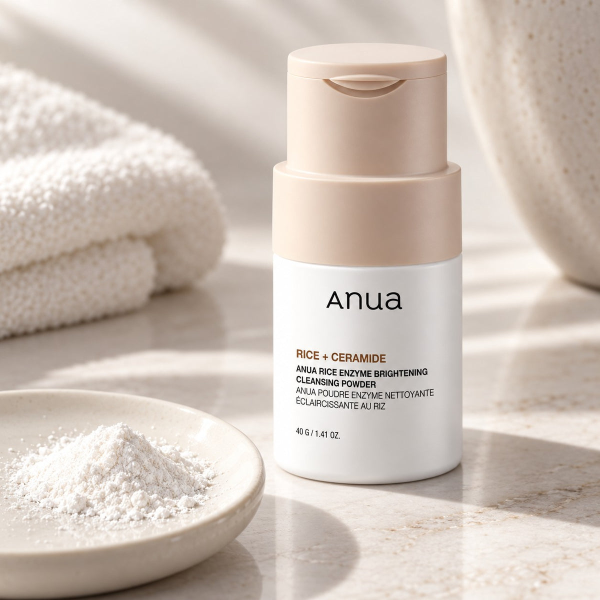 Anua - poudre nettoyante éclat aux enzymes de riz