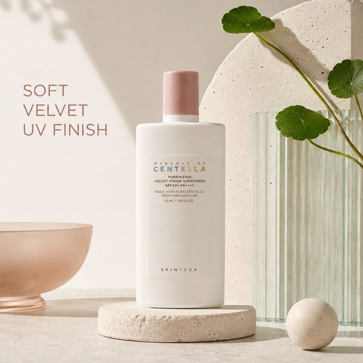 SKIN1004 - crème solaire fini velours Poremizing FPS 50+ PA++++, 50ml