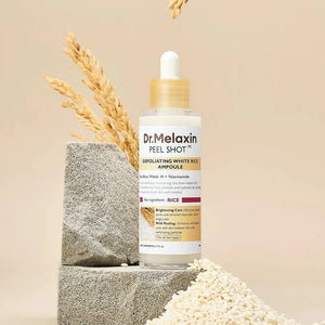 Dr. Melaxin Peel Shot - ampoule exfoliante au riz blanc 80ml - Rosalinaboutique