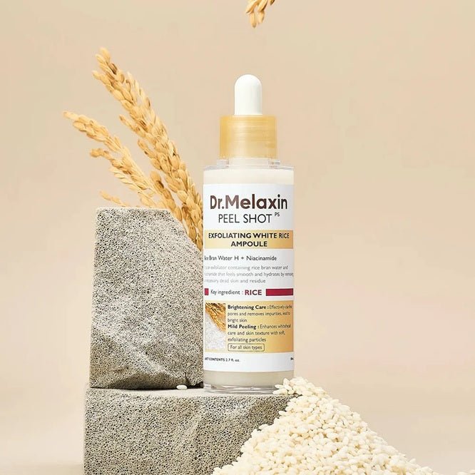 Dr. Melaxin Peel Shot - ampoule exfoliante au riz blanc 80ml - Rosalinaboutique