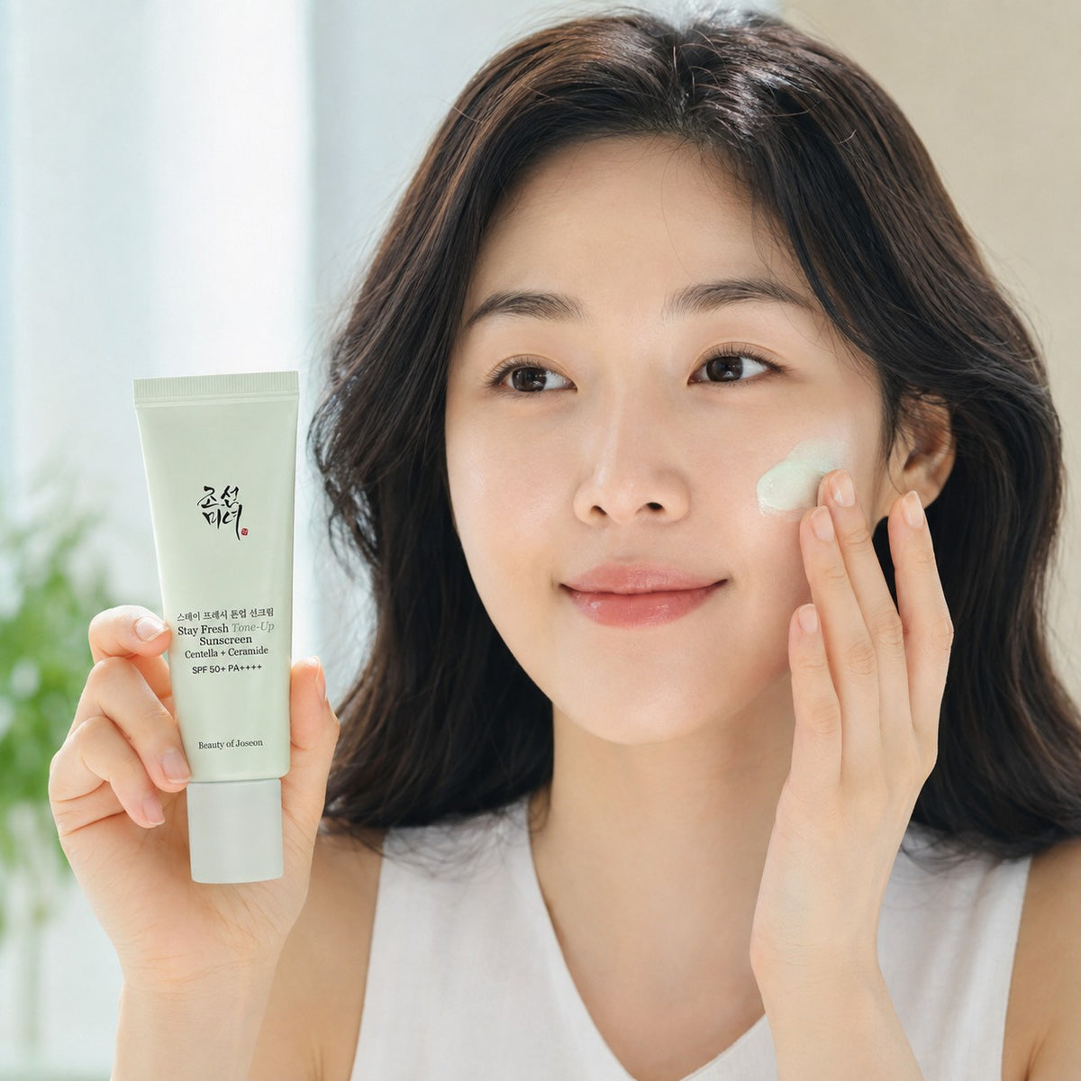 Beauty of Joseon - crème solaire Stay Fresh Tone Up centella + céramide verte, 50ml