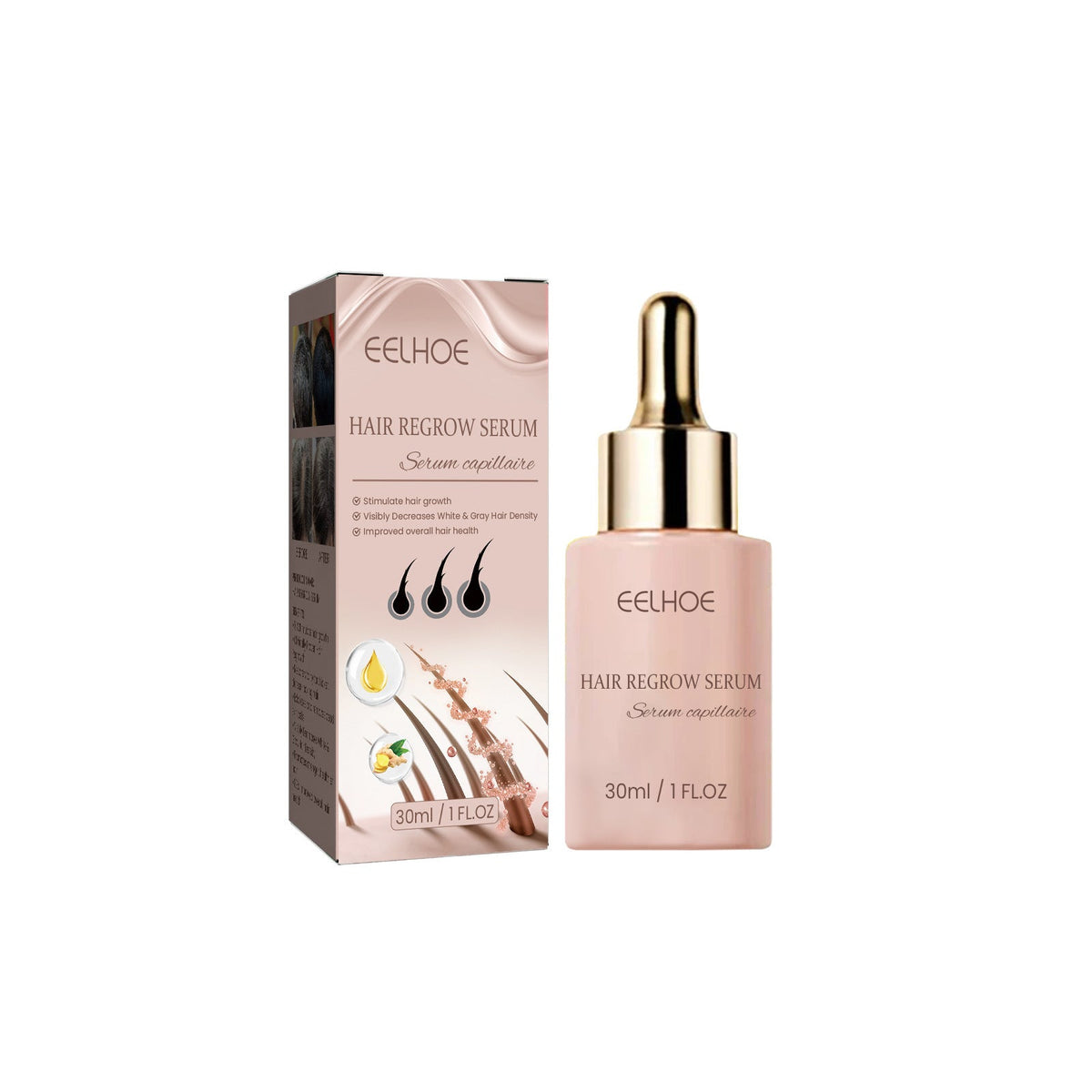Eelhoe - essence épaississante pour cheveux 30ml - Rosalinaboutique