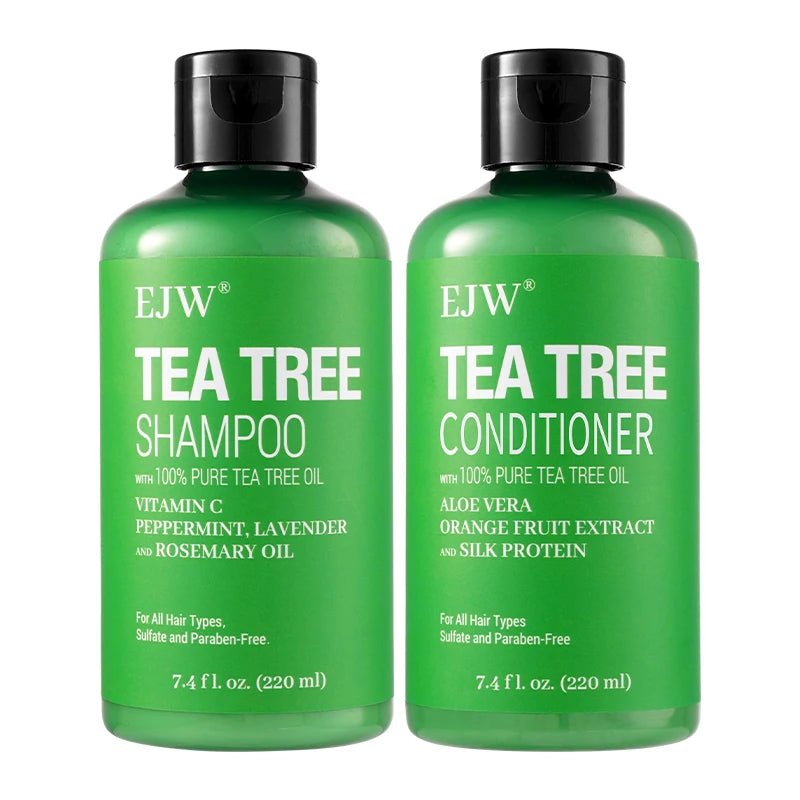 EJW - ensemble shampoing et après - shampoing à l'huile d'arbre à thé - Rosalinaboutique