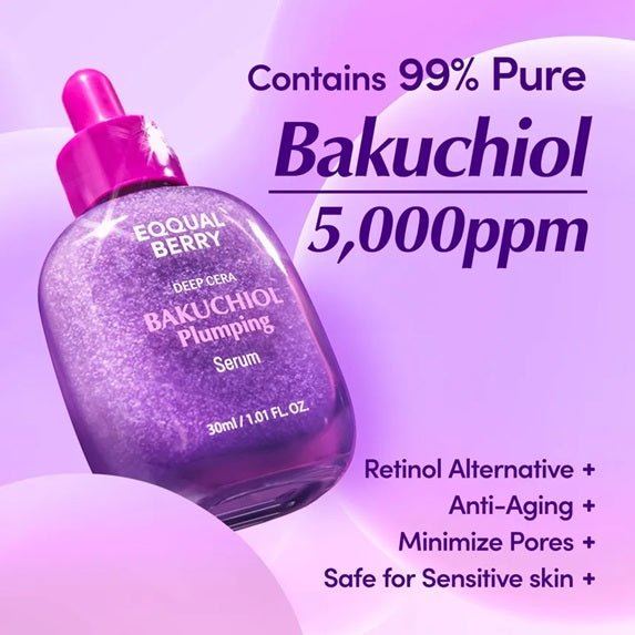 Eqqualberry - Sérum repulpant au bakuchiol 30ml - Rosalinaboutique
