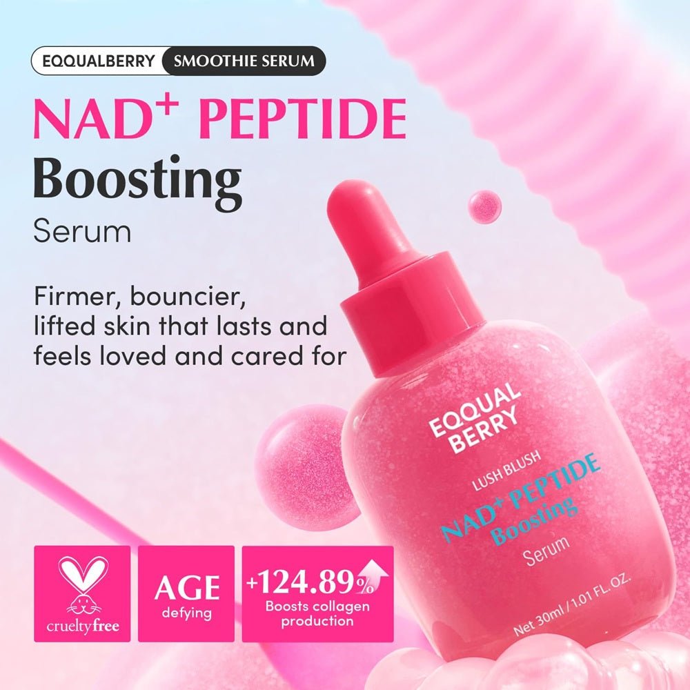Eqqualberry - sérum stimulant les peptides NAD+ 30ml - Rosalinaboutique