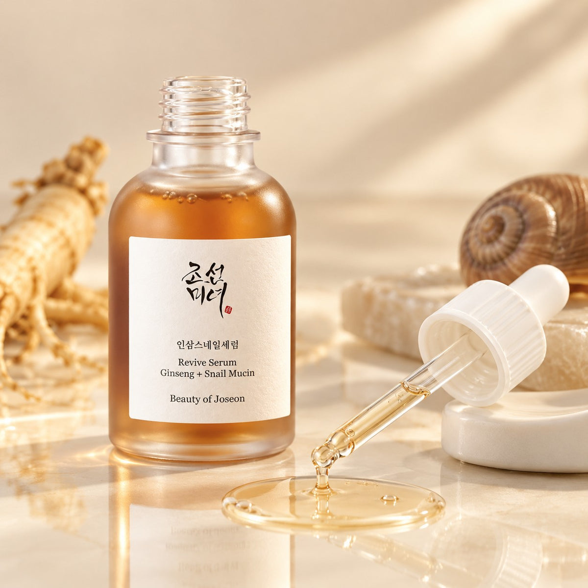 Beauty of Joseon - sérum Revive ginseng + mucine d'escargot, 60ml