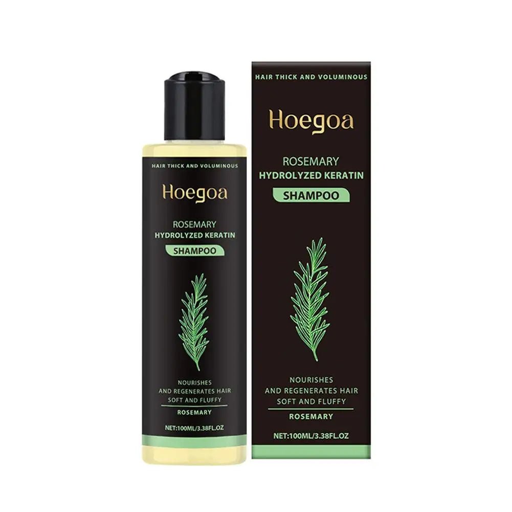 Hoegoa - shampoing hydrolysé à la kératine au romarin - Rosalinaboutique