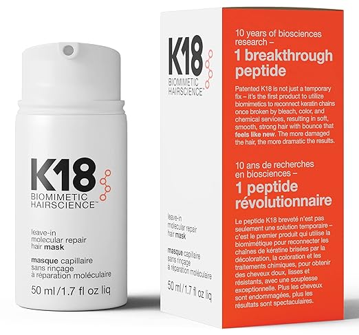 K18 - sciences capillaires biomimétiques 50ml - Rosalinaboutique