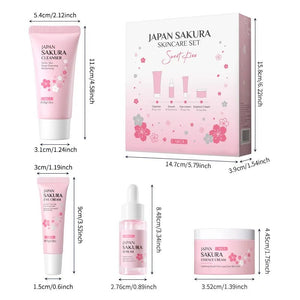 Laikou - japan sakura ensemble de soins de la peau kit de 4 pièces - Rosalinaboutique