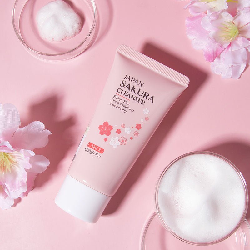 Laikou - japan sakura nettoyant pour visage 50g - Rosalinaboutique