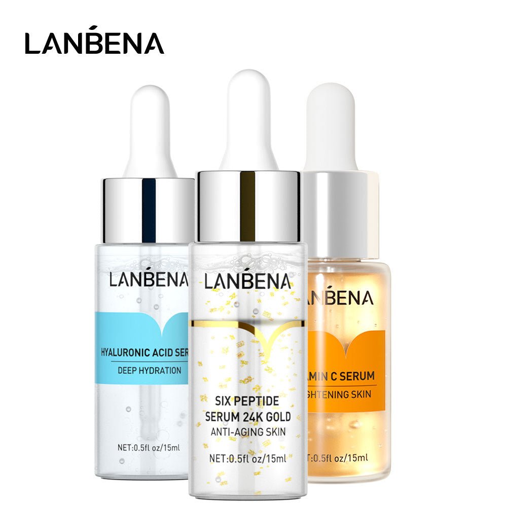 Lanbena - coffret de 3 sérums anti - âge - Rosalinaboutique